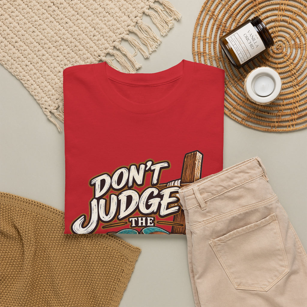 Christian Flip-Flop T-Shirt — "Don't Judge the Flip-Flops" Faith Graphic Tee