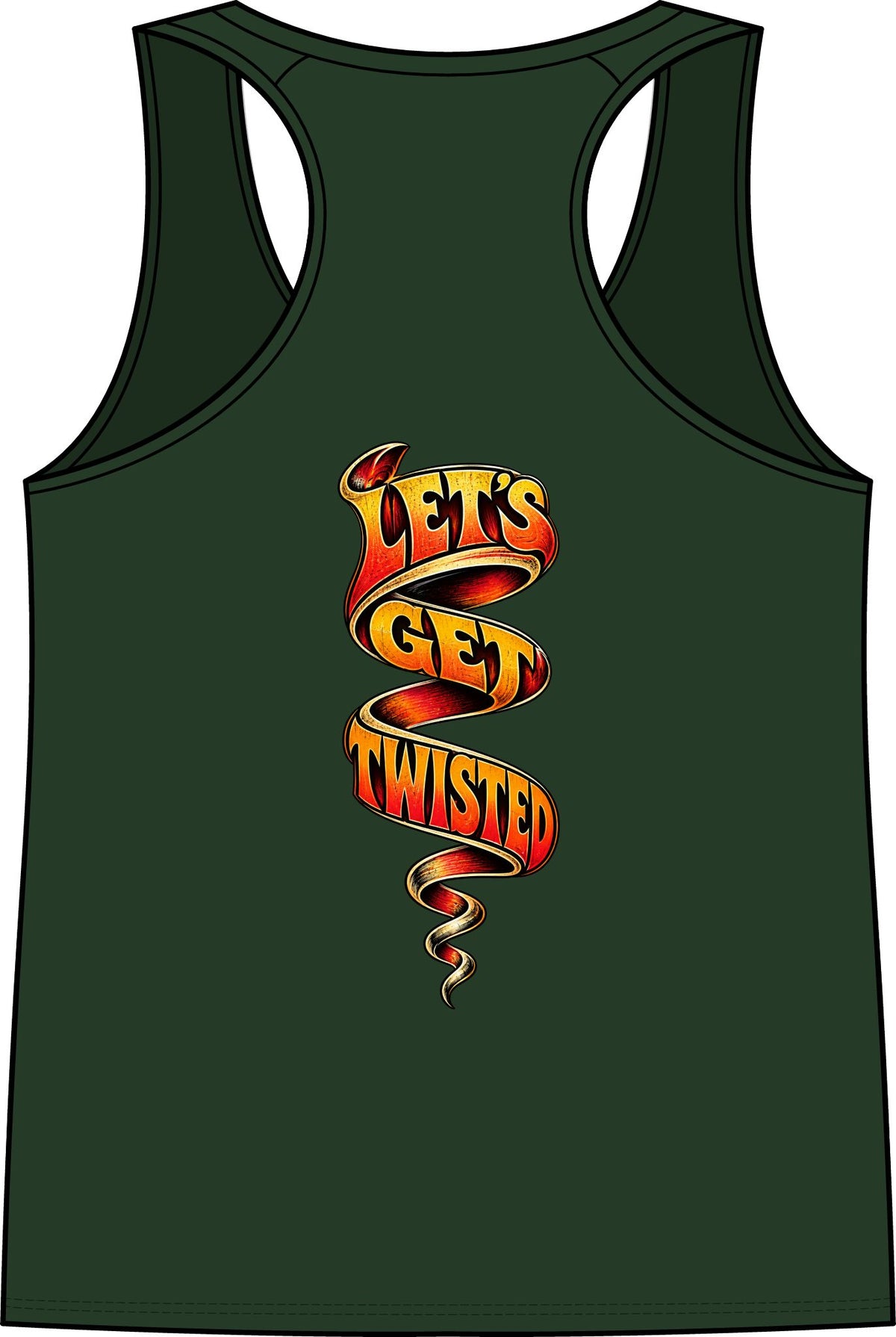 Twisted Round Brewery Logo Tank Top | Small Chest Emblem
