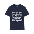 Christian Humor T-Shirt — "Hold My Wine" Funny Faith Tee