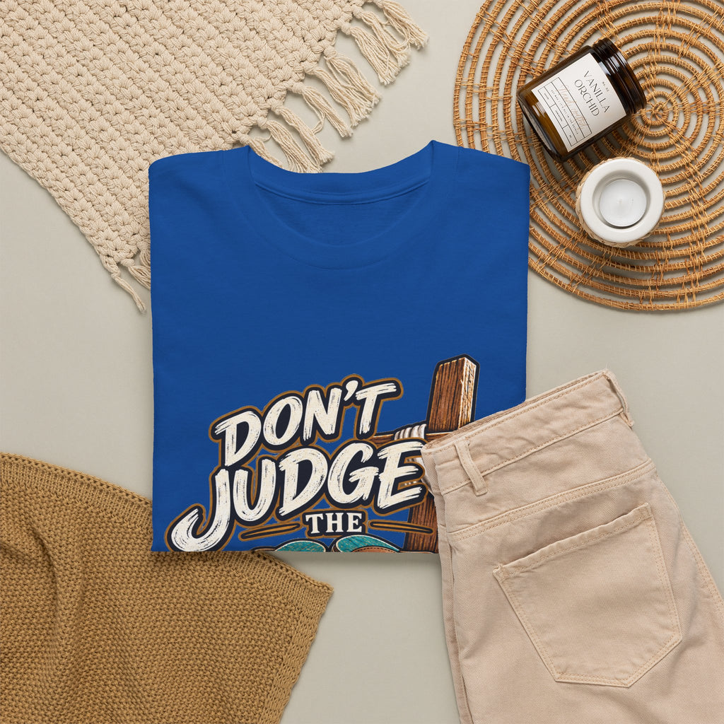 Christian Flip-Flop T-Shirt — "Don't Judge the Flip-Flops" Faith Graphic Tee