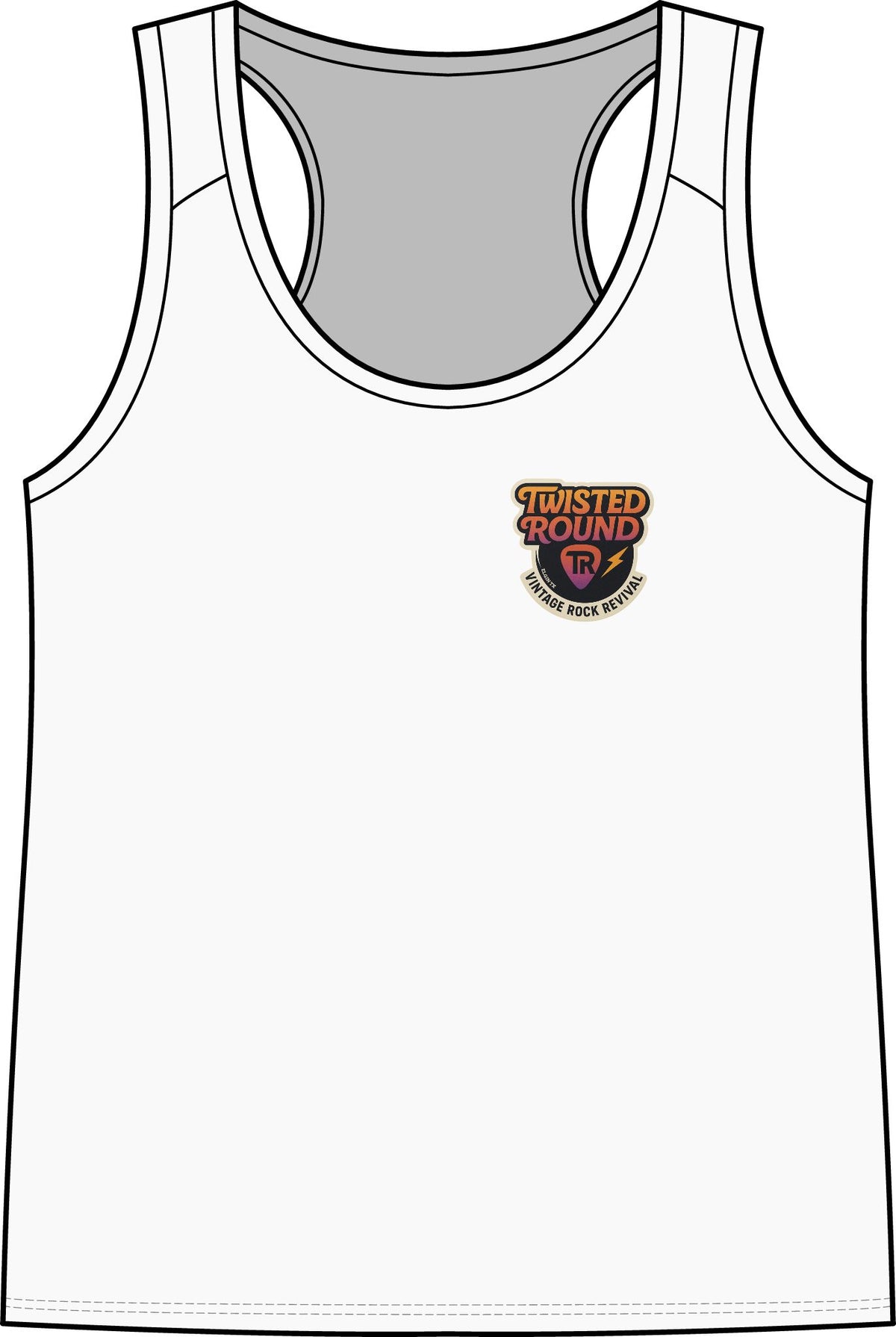 Twisted Round Brewery Logo Tank Top | Small Chest Emblem