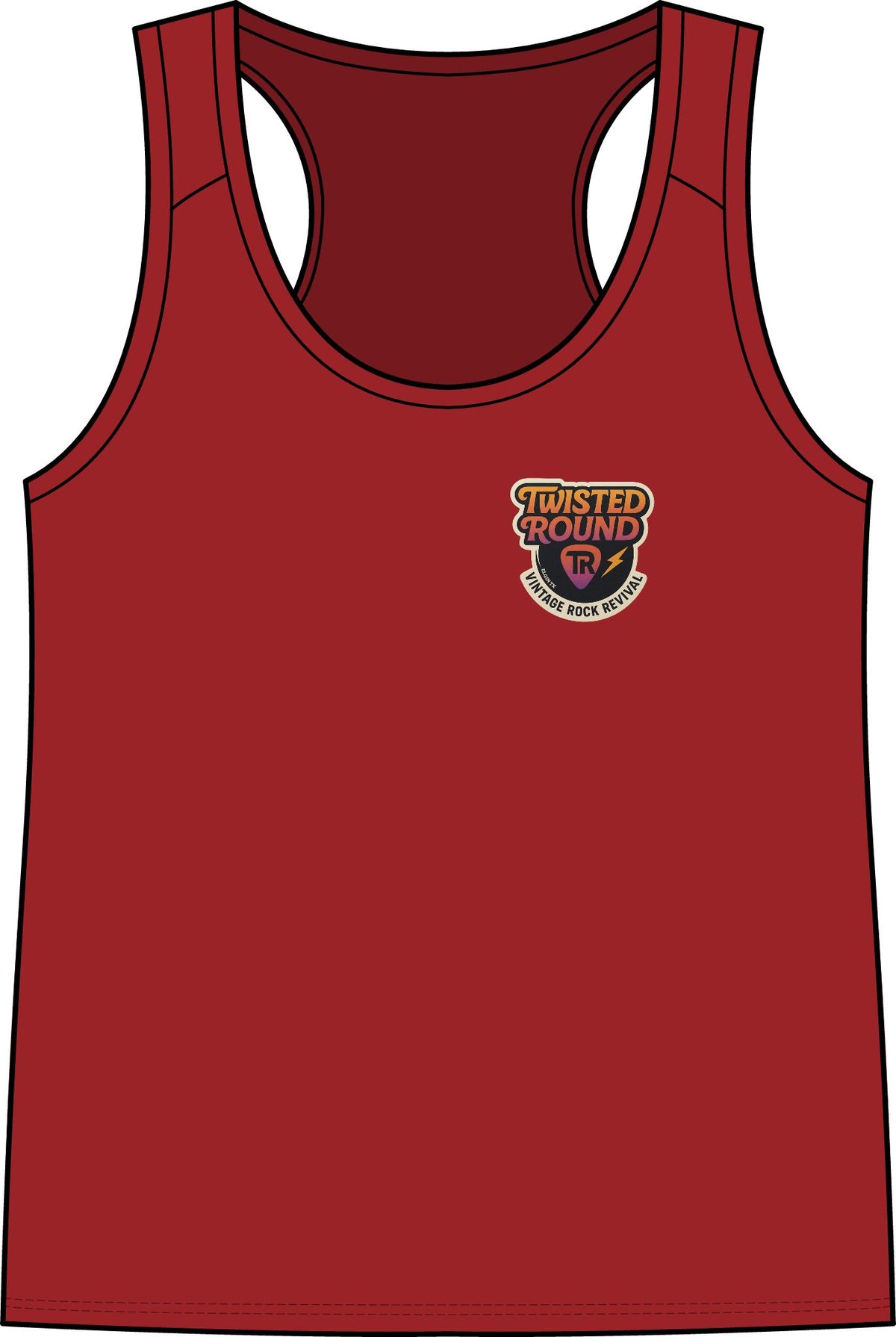 Twisted Round Brewery Logo Tank Top | Small Chest Emblem