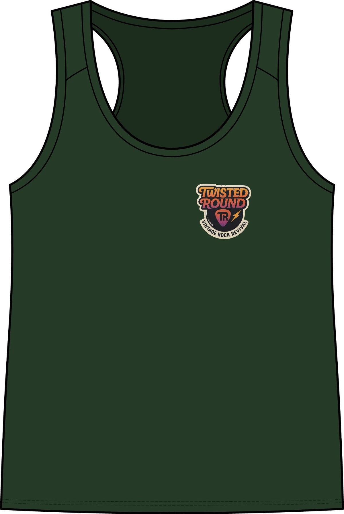 Twisted Round Brewery Logo Tank Top | Small Chest Emblem
