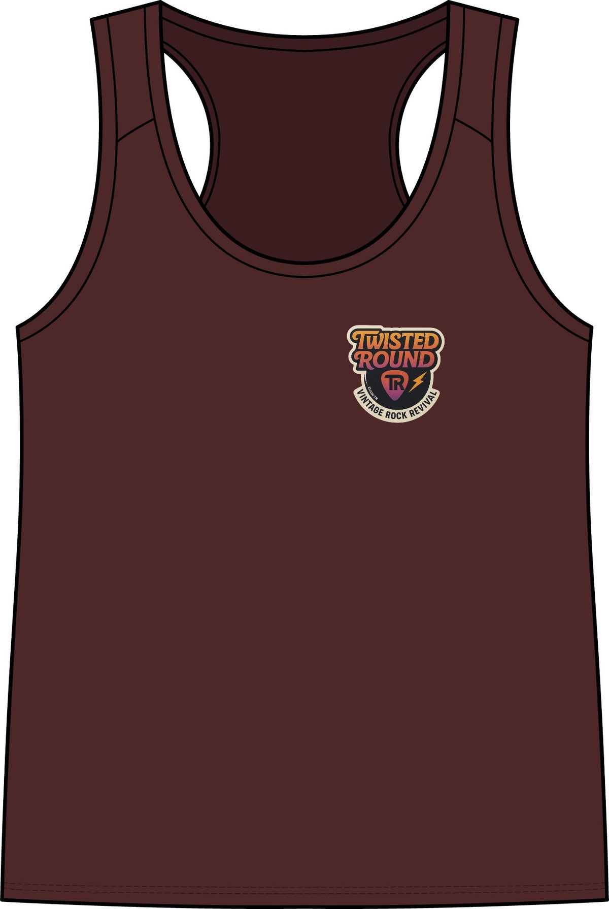Twisted Round Brewery Logo Tank Top | Small Chest Emblem