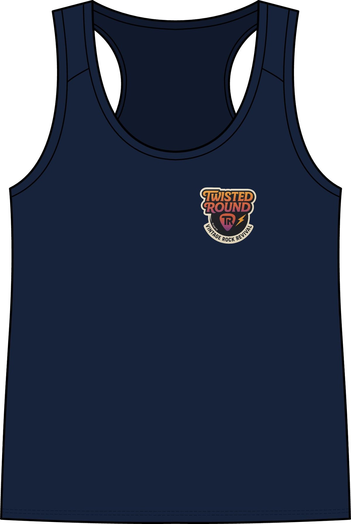 Twisted Round Brewery Logo Tank Top | Small Chest Emblem