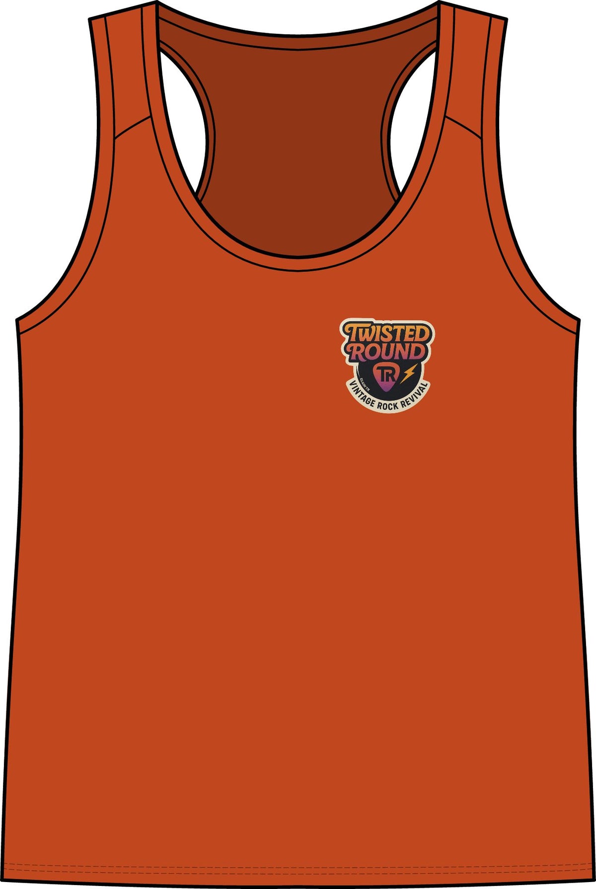 Twisted Round Brewery Logo Tank Top | Small Chest Emblem